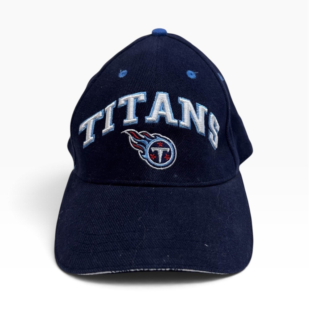 NWT NFL Tennessee Titans Game Day Hat Navy‎ Blue Embroidered Adjustable Cap